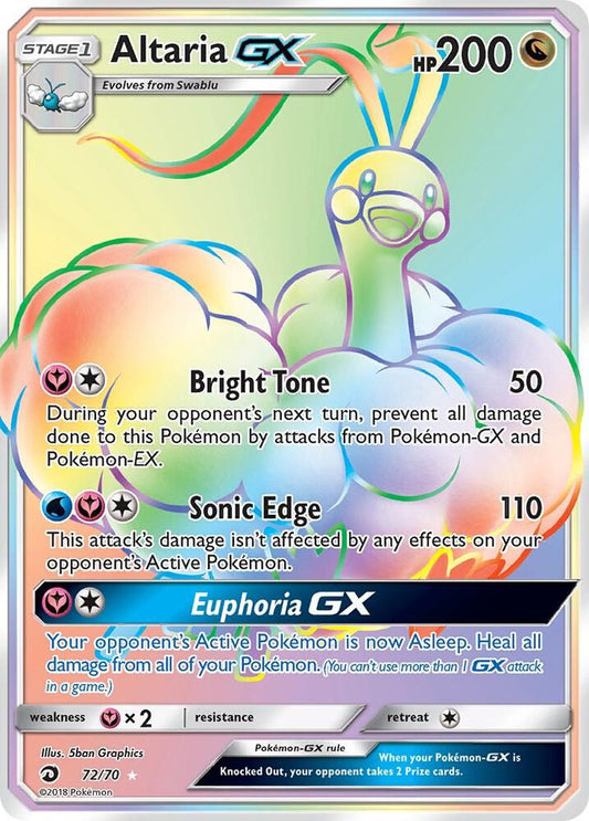 Altaria GX 72/70 (Dragon Majesty)  - Holofoil