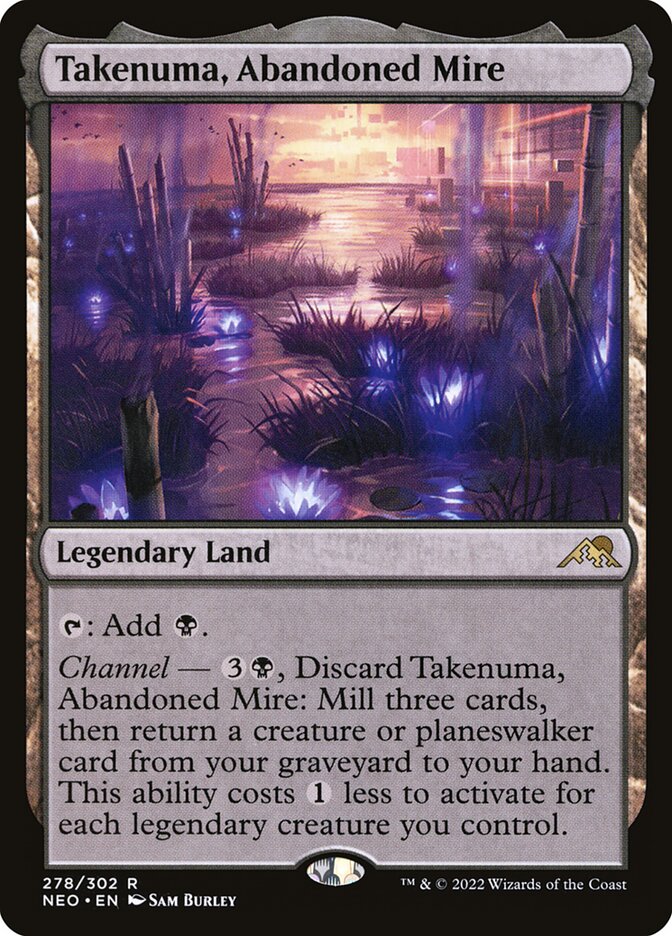 Takenuma, Abandoned Mire 278 (Kamigawa: Neon Dynasty) 