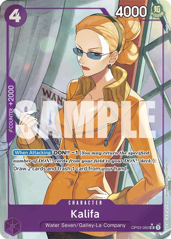 Kalifa OP03-060 (Premium Booster -The Best-)  - Full Art Foil