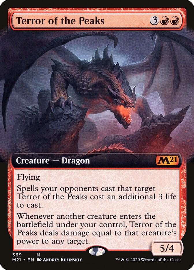 Terror of the Peaks 369/274 (Core Set 2021)  - Extended Art Foil