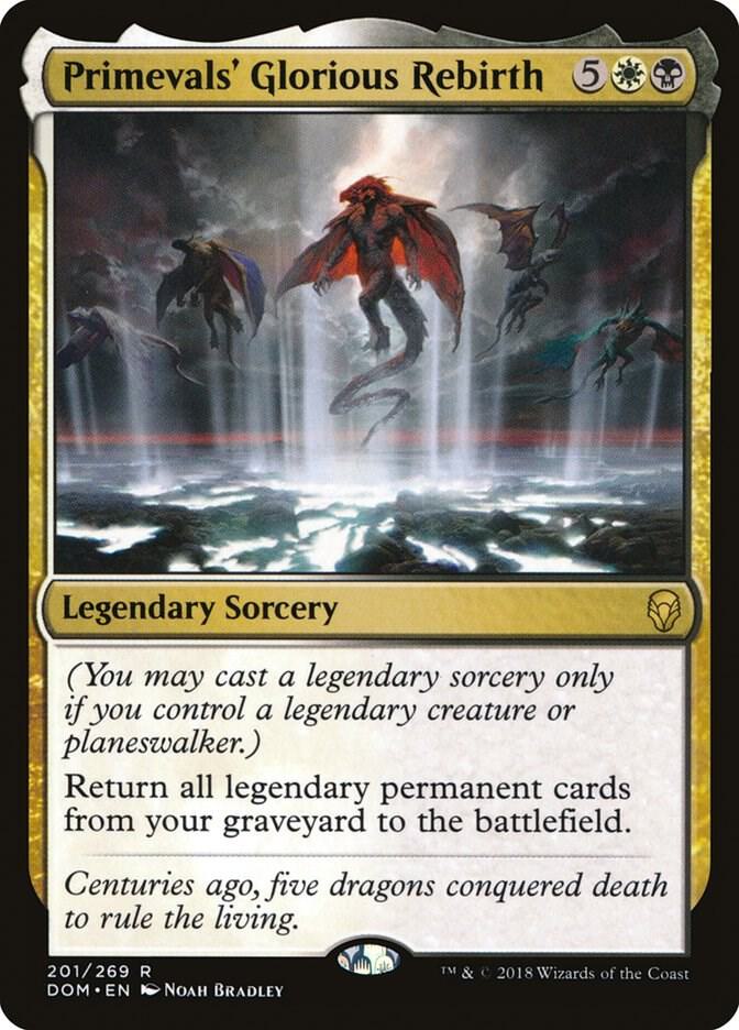 Primeval's Glorious Rebirth 201 (Dominaria) 