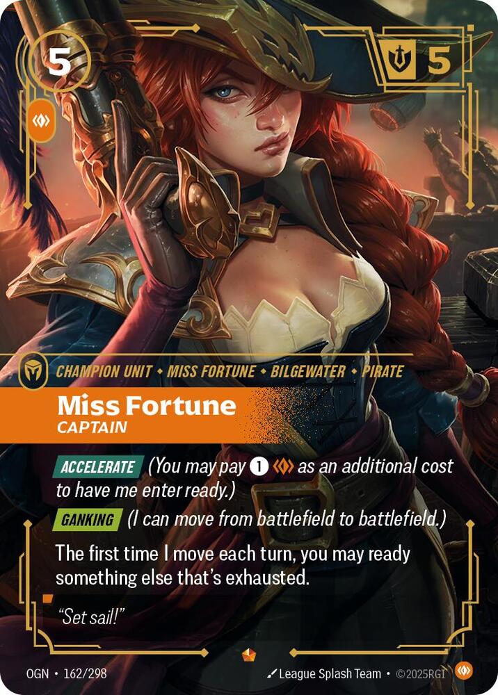 Miss Fortune - Captain 162/298 (Origins)  - Foil