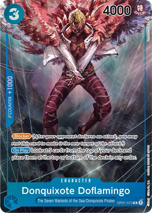 Donquixote Doflamingo OP01-073 (Romance Dawn)  - Alternate Art Foil