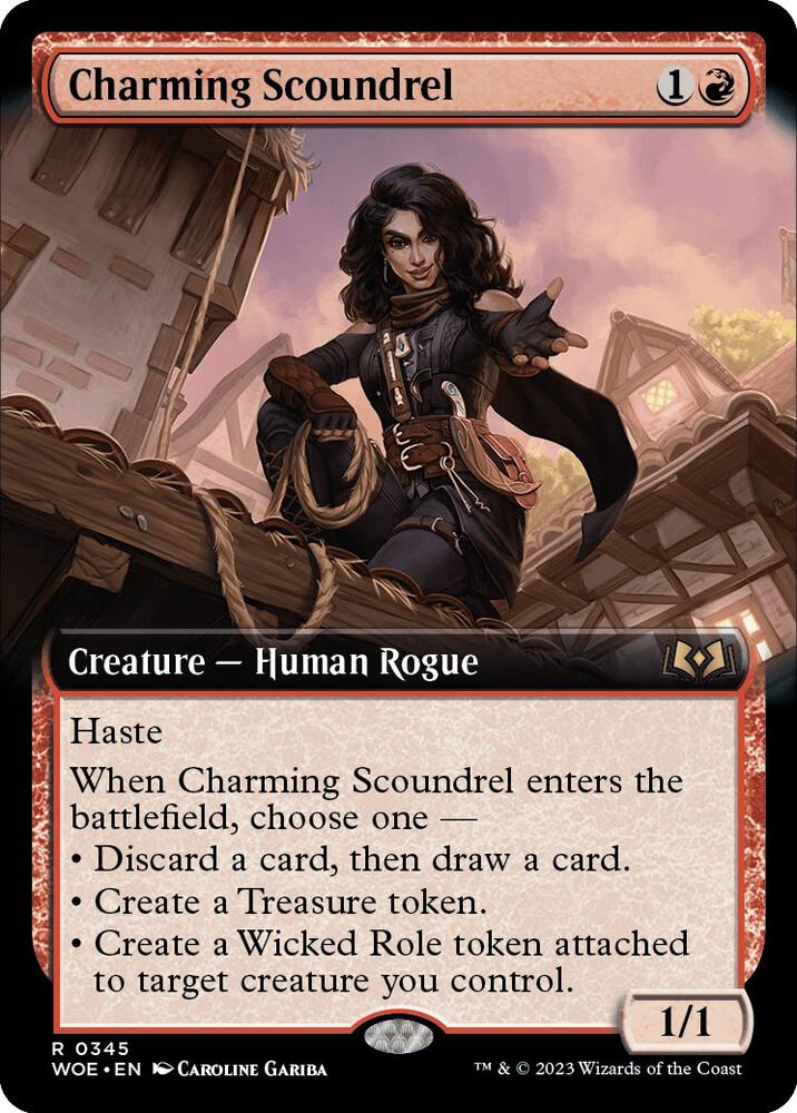 Charming Scoundrel 345/276 (Wilds of Eldraine)  - Foil
