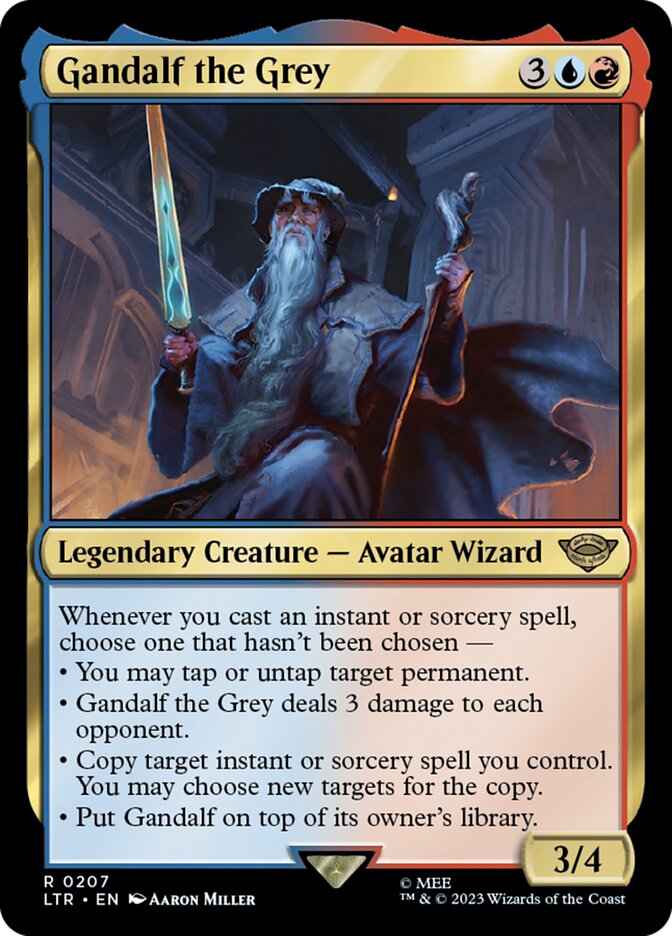 Gandalf the Grey 207 (Universes Beyond: The Lord of the Rings: Tales of Middle-earth)  - Foil