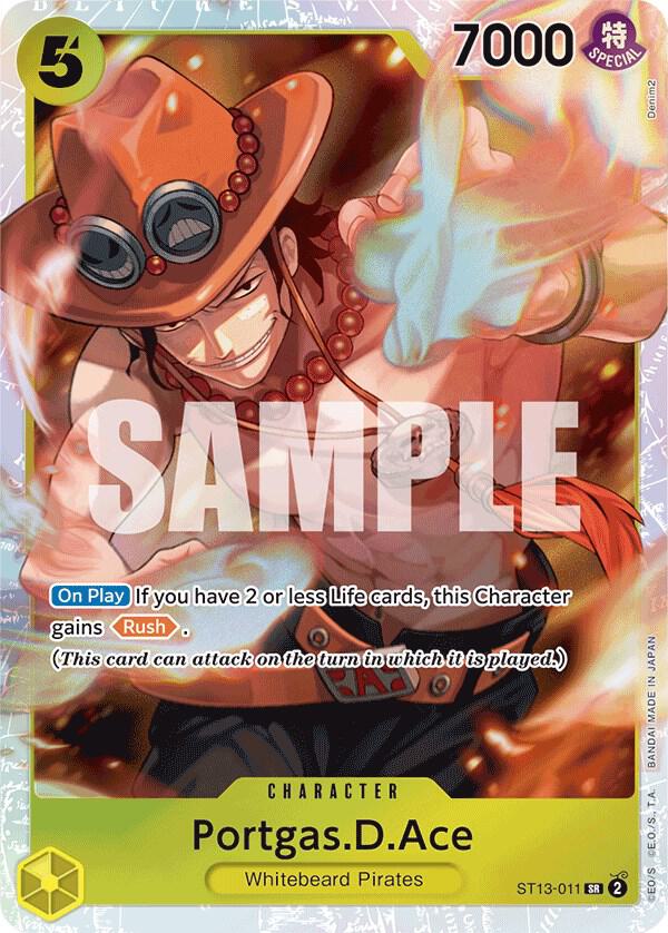 Portgas.D.Ace ST13-011 (Ultra Deck: The Three Brothers)  - Foil
