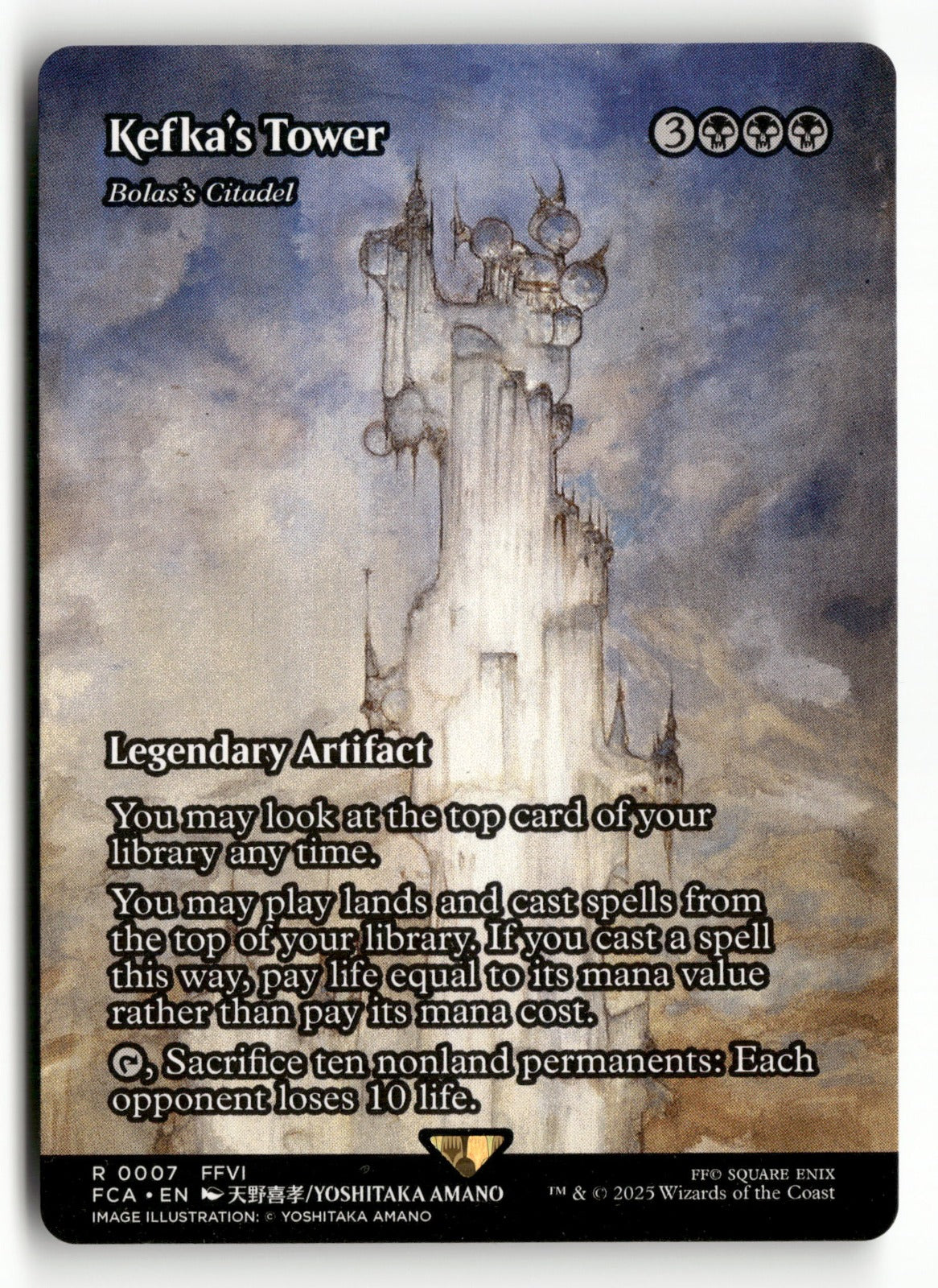 MTG FF: Through the Ages 7 Kefka's Tower - Bolas's Citadel (Showcase) R NM
