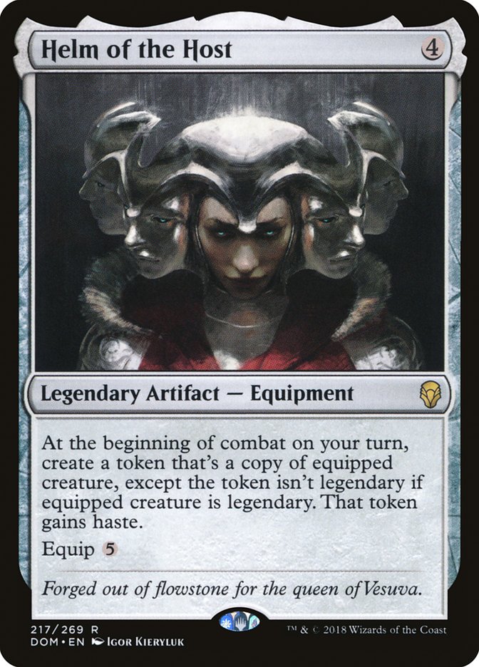 Helm of the Host 217 (Dominaria)  - Foil