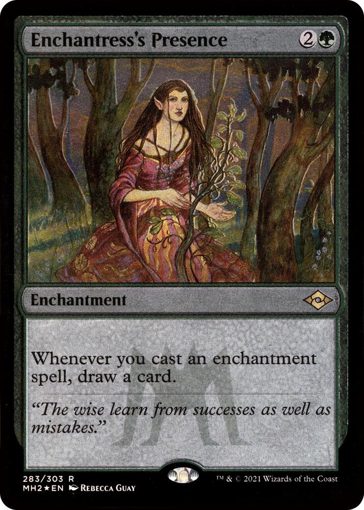 Enchantresss Presence Foil Etched 283 (Modern Horizons 2)  - Foil