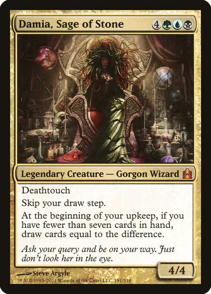 Damia, Sage of Stone 191/318 (Commander) 