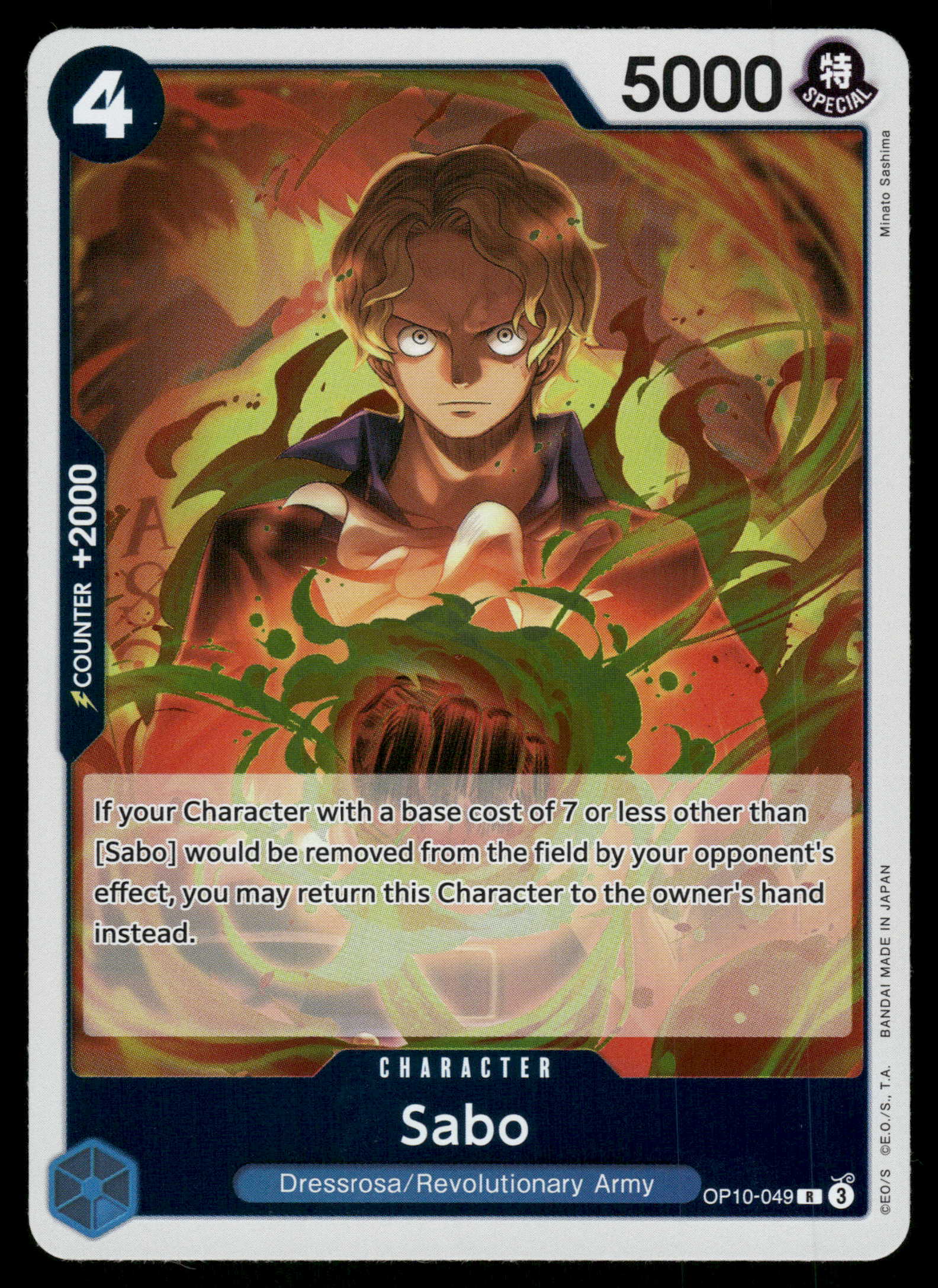 One Piece Card Game OP10-049 Sabo Rare