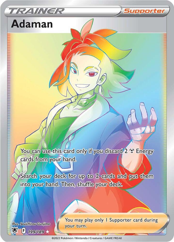 Adaman Secret 199/189 (SWSH10: Astral Radiance)  - Holofoil