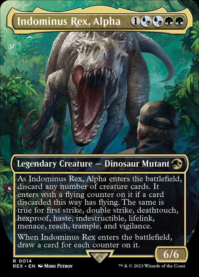 Indominus Rex, Alpha 14 (Universes Beyond: Jurassic World Collection)  - Borderless