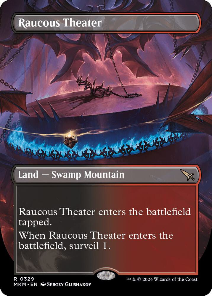 Raucous Theater 329/286 (Murders at Karlov Manor)  - Borderless