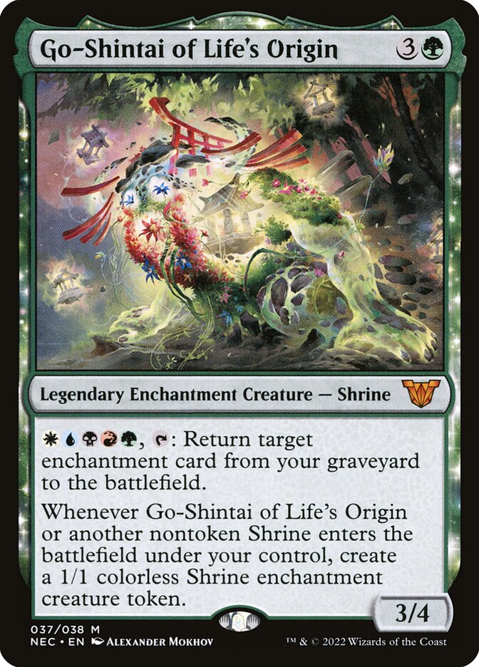 Go-Shintai of Life's Origin 37/38 (Commander: Kamigawa: Neon Dynasty) 