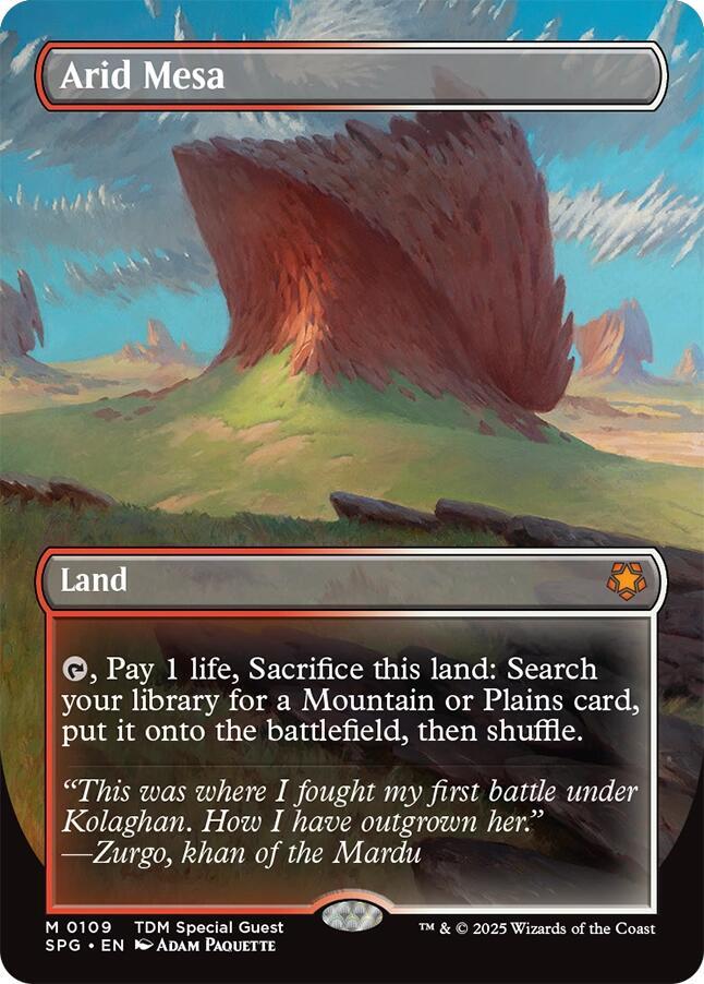 Arid Mesa 109/0 (Special Guests)  - Borderless