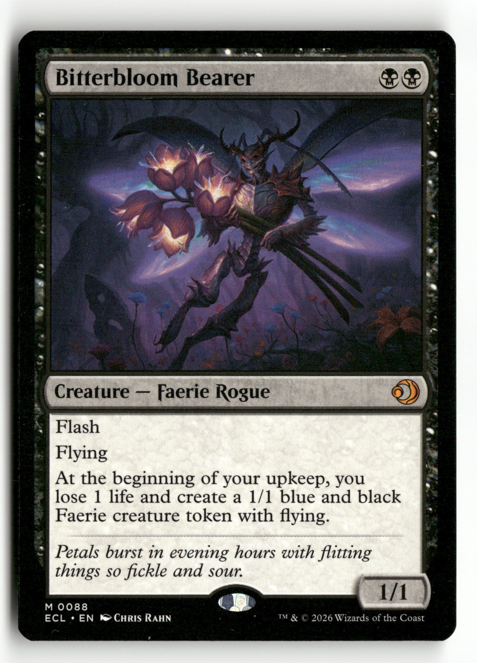 MTG Lorwyn Eclipsed 88 Bitterbloom Bearer M NM