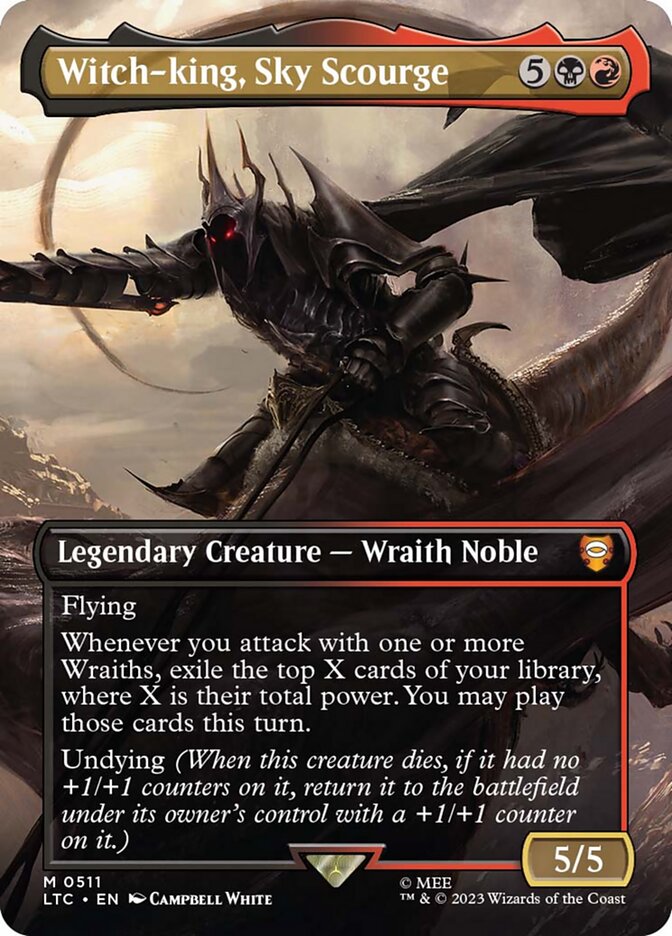 Witch-king, Sky Scourge 511 (Commander: The Lord of the Rings: Tales of Middle-earth)  - Borderless