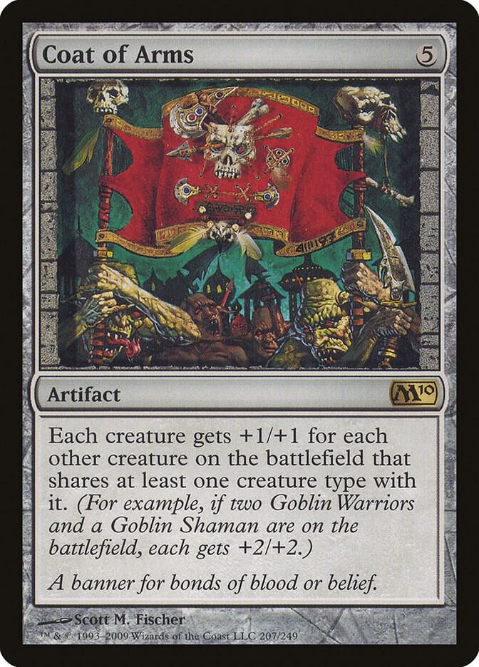 MTG Magic 2010 (M10) 207 Coat of Arms R NM Foil