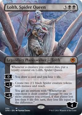 Lolth Spider Queen Borderless 284 (Adventures in the Forgotten Realms) 