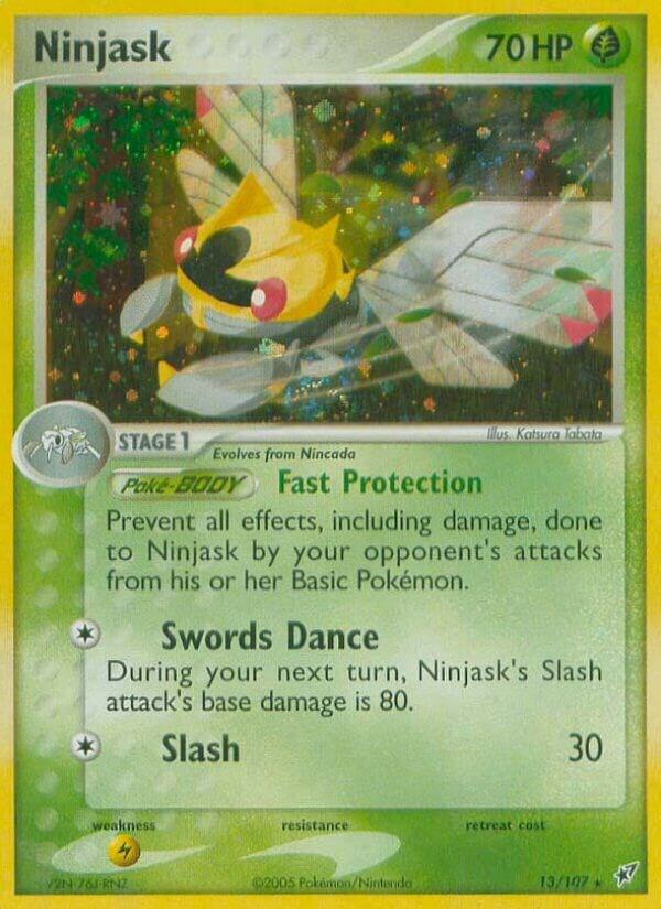 Ninjask 13/107 (Deoxys)  - Holofoil