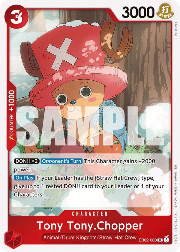 Tony Tony.Chopper EB02-003 (Extra Booster: Anime 25th Collection)  - Foil