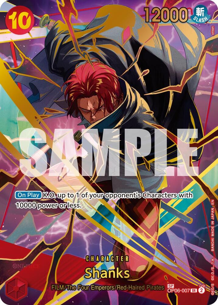 Shanks OP06-007 (Premium Booster -The Best- Vol. 2)  - Special Foil