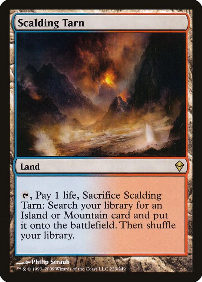 MTG Zendikar 223 Scalding Tarn R NM