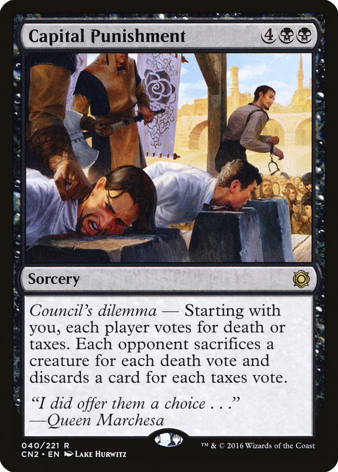 Capital Punishment 40/221 (Conspiracy: Take the Crown)  - Foil