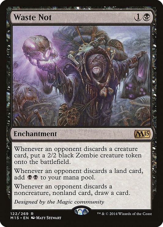Waste Not 122/269 (Magic 2015 (M15)) 