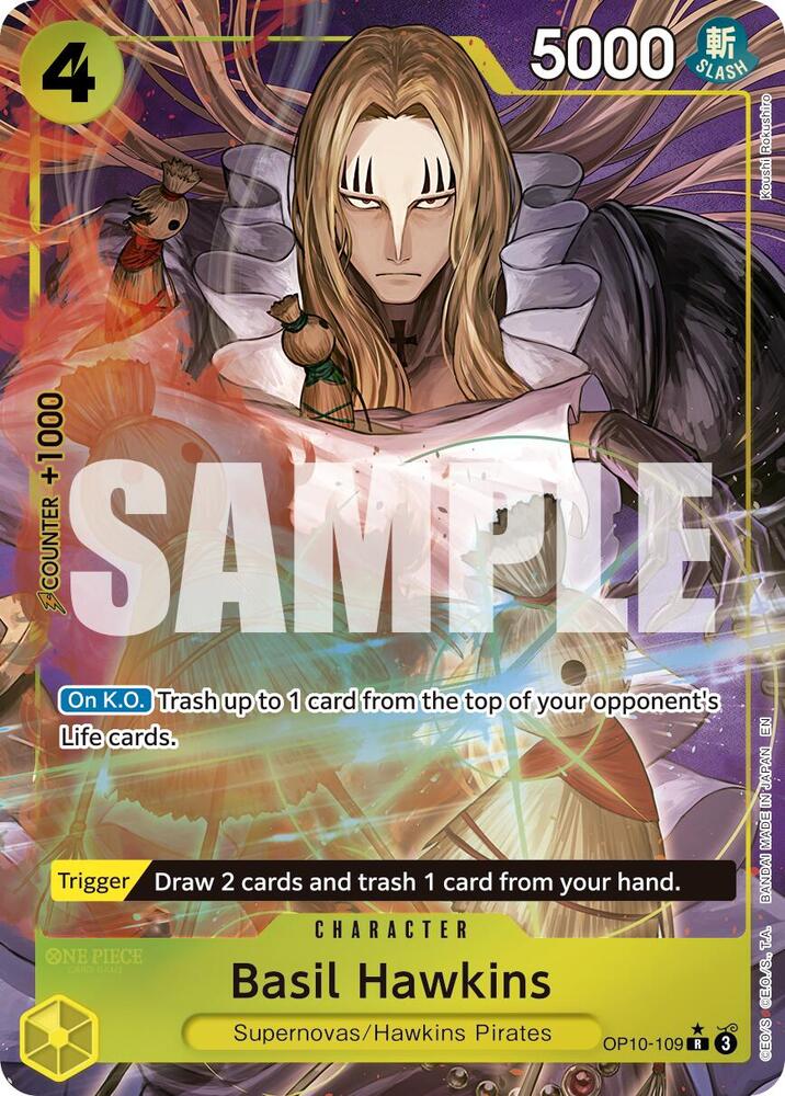 Basil Hawkins OP10-109 (Premium Booster -The Best- Vol. 2)  - Alternate Art Foil