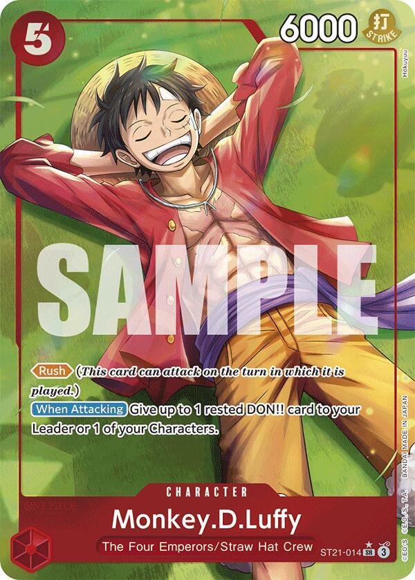 Monkey.D.Luffy ST21-014 (Starter Deck EX: Gear 5)  - Parallel Foil