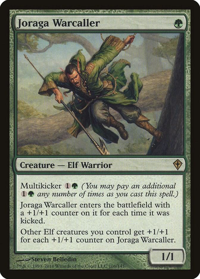 MTG Worldwake 106 Joraga Warcaller R NM Foil