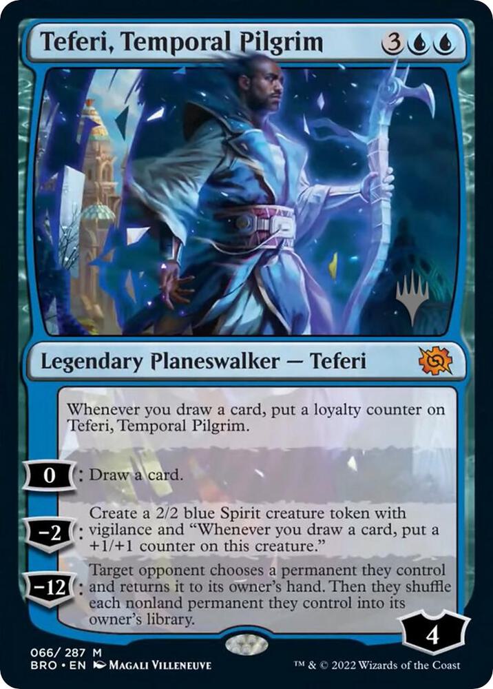 Teferi Temporal Pilgrim 66 (Promo Pack: The Brothers' War) 