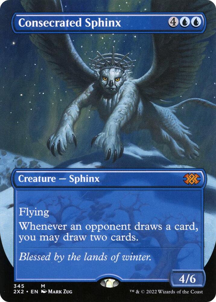 Consecrated Sphinx Borderless 345/331 (Double Masters 2022)  - Foil
