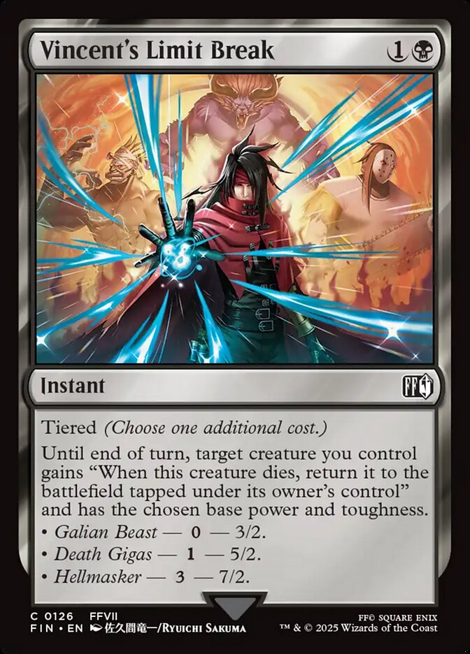 Vincent's Limit Break 126 (FINAL FANTASY)  - Foil