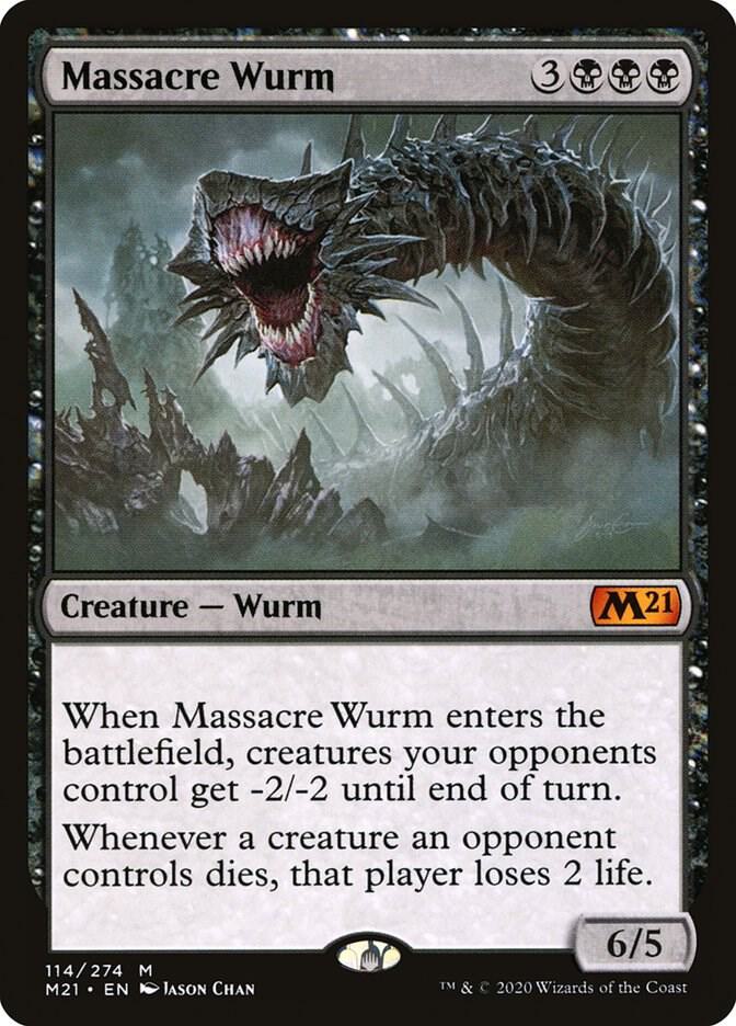 Massacre Wurm 114 (Core Set 2021) 
