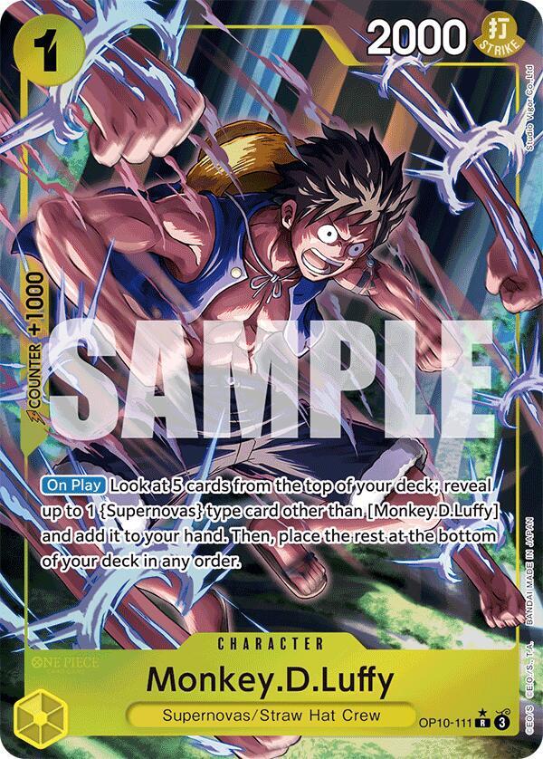 Monkey.D.Luffy OP10-111 (Royal Blood)  - Alternate Art Foil