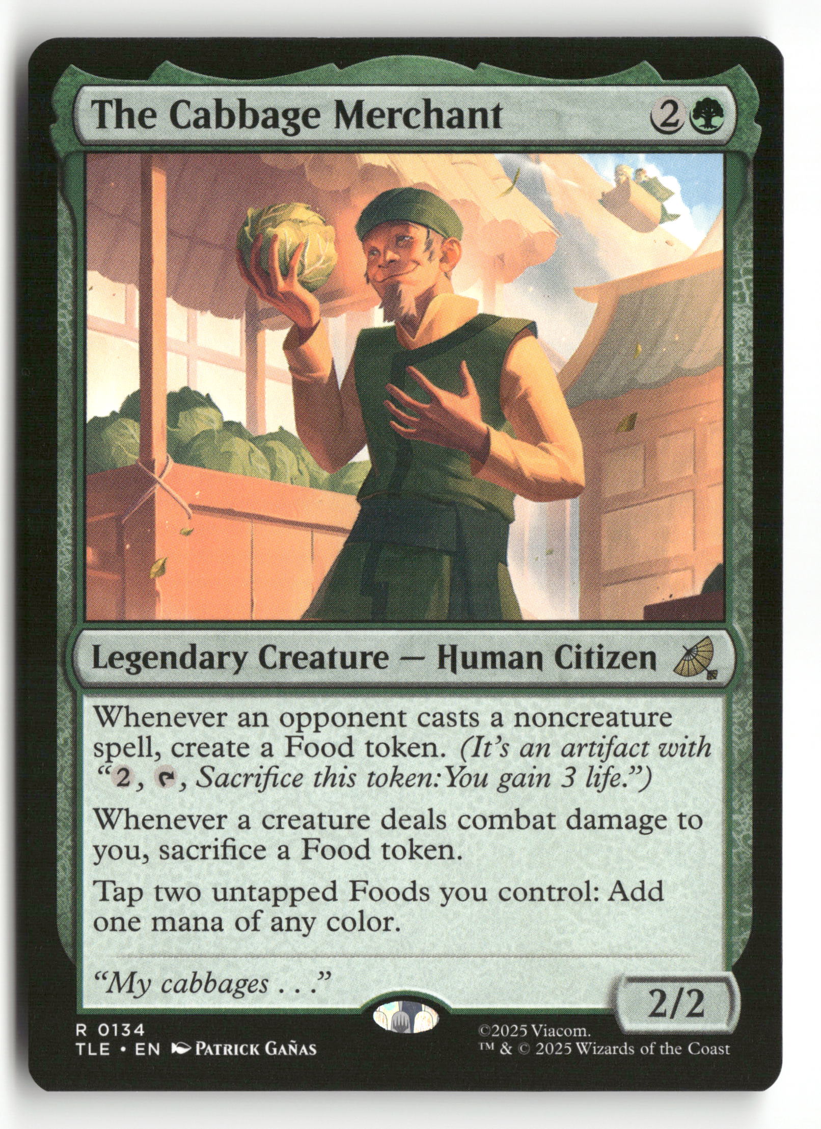 MTG Avatar: The Last Airbender: Eternal-Legal 134 The Cabbage Merchant R NM