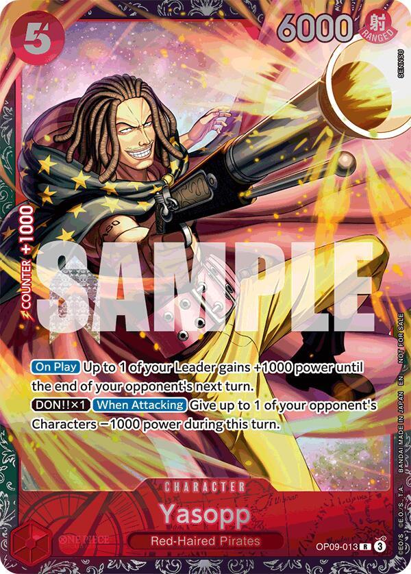 Yasopp (Championship 25-26 Offline Regionals Season 2) OP09-013 (One Piece Promotion Cards)  - Foil