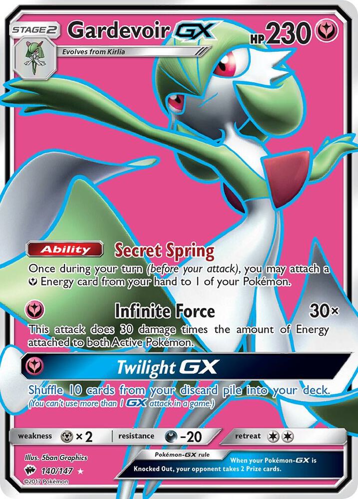 Gardevoir GX 140/147 (SM - Burning Shadows)  - Holofoil