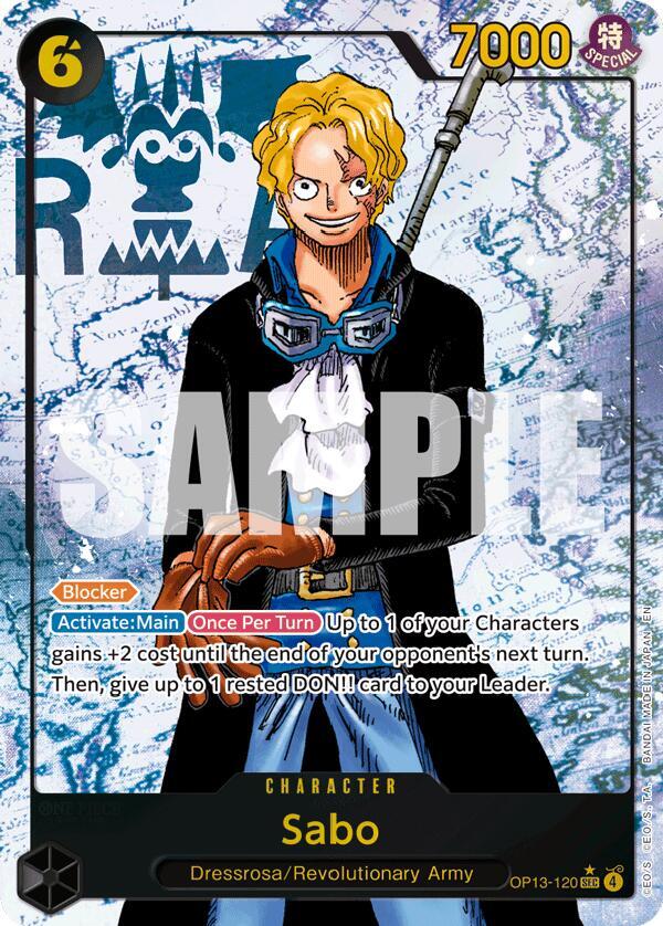 Sabo OP13-120 (Carrying On His Will)  - Parallel Foil