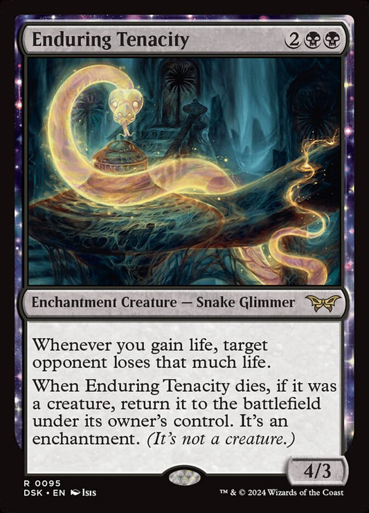 Enduring Tenacity 95 (Duskmourn: House of Horror)  - Foil