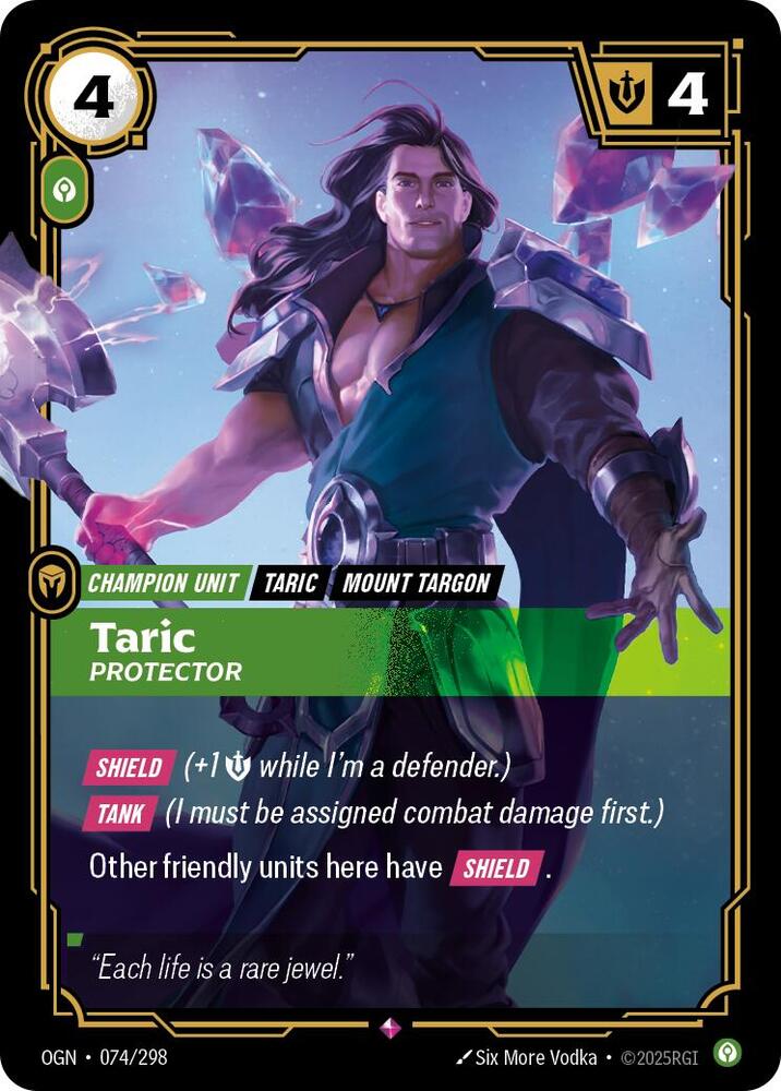 Taric - Protector 074/298 (Origins)  - Foil