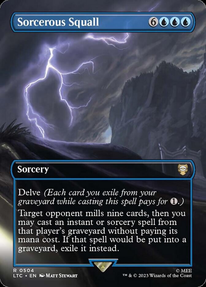 Sorcerous Squall 504/347 (Commander: The Lord of the Rings: Tales of Middle-earth)  - Borderless