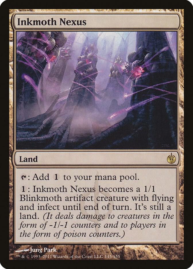 MTG Mirrodin Besieged 145 Inkmoth Nexus R NM