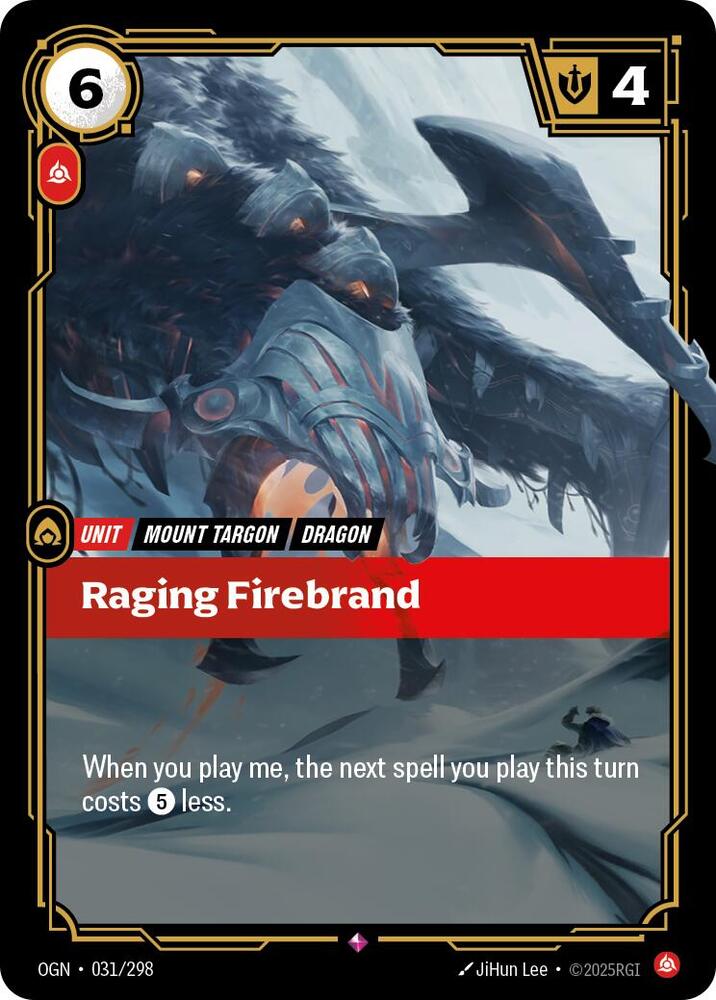 Raging Firebrand 031/298 (Origins)  - Foil