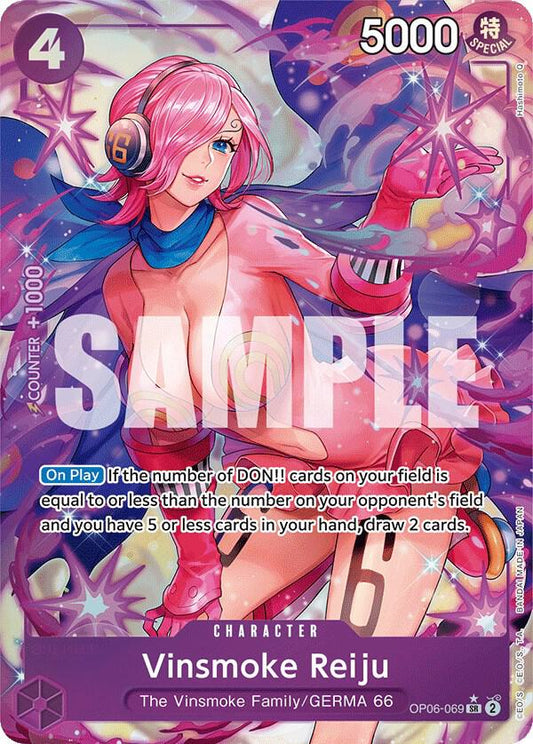 Vinsmoke Reiju OP06-069 (Wings of the Captain)  - Alternate Art Foil