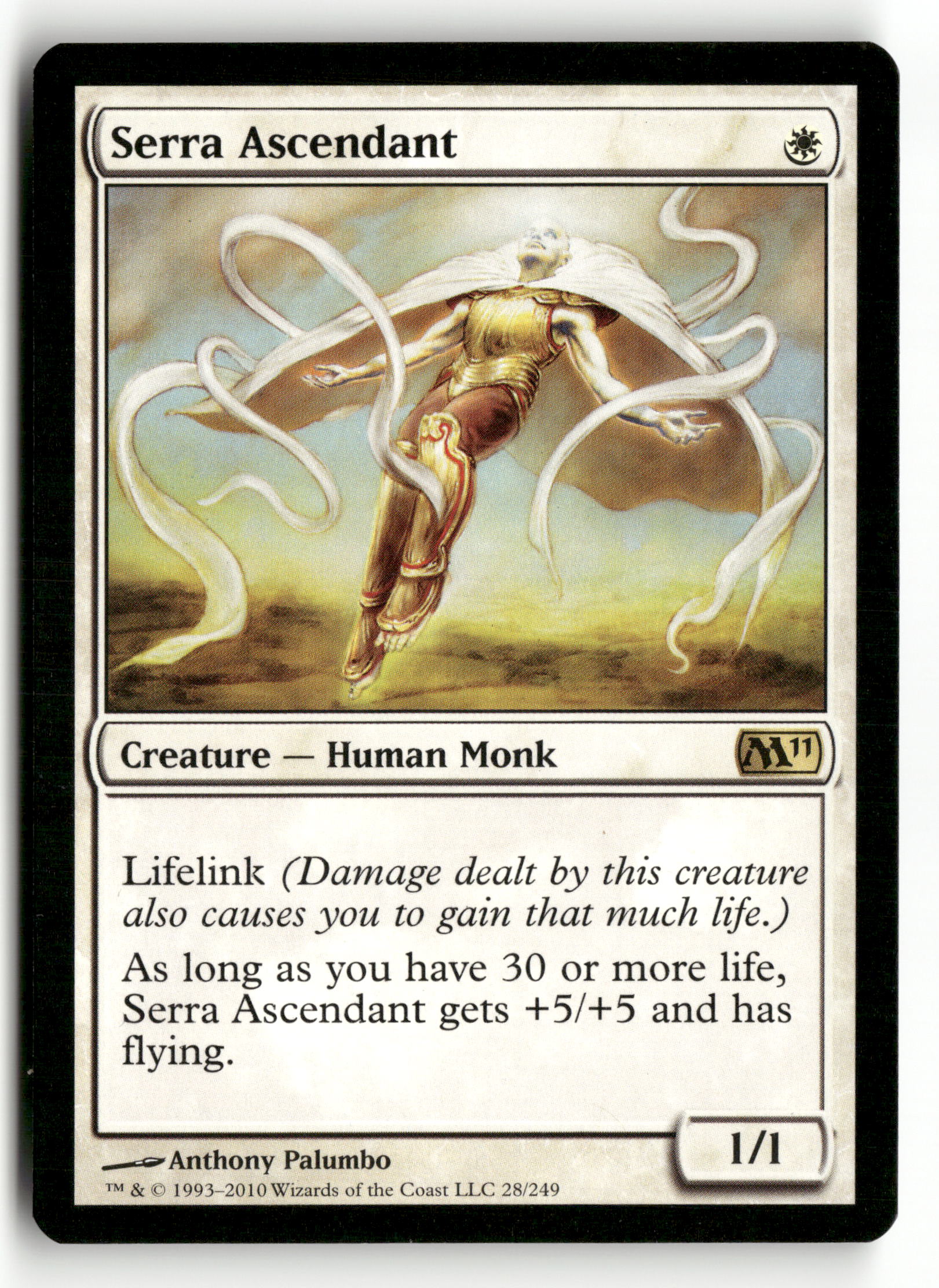 2010 MTG Magic The Gathering Magic 2011 (M11) 28/249 Serra Ascendant