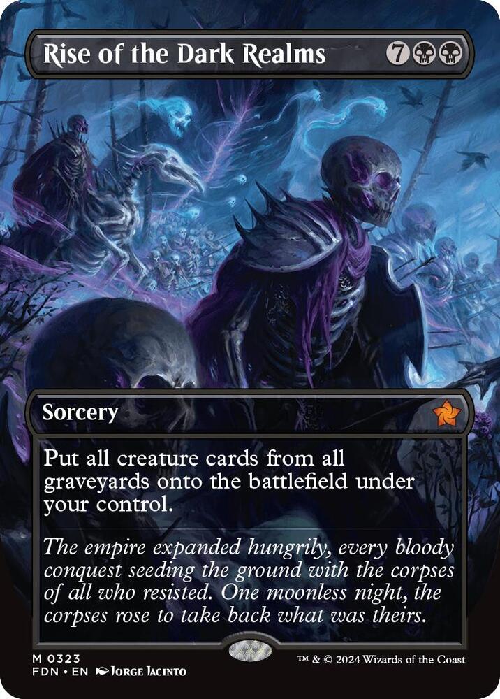 Rise of the Dark Realms 323/291 (Foundations)  - Borderless